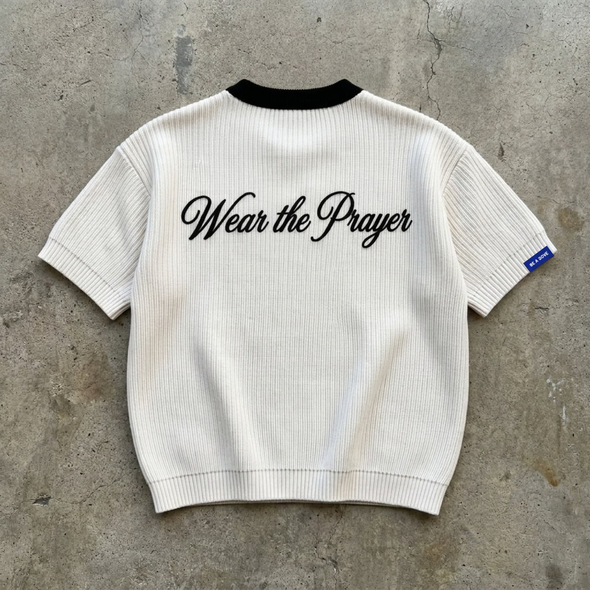 All My Boast - Cream Knit V-Neck