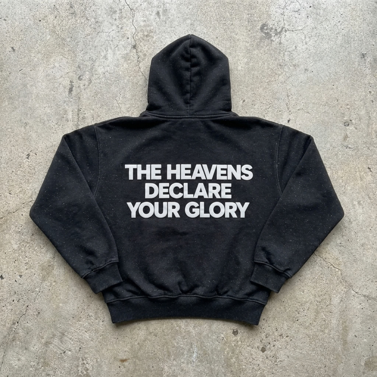 Wear The Prayer - Washed Black Hoodie
