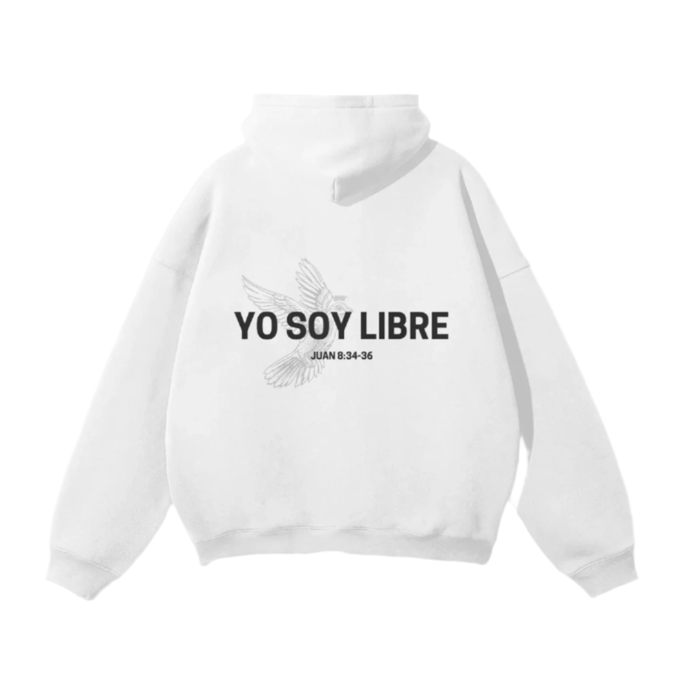YO SOY LIBRE | White Hoodie