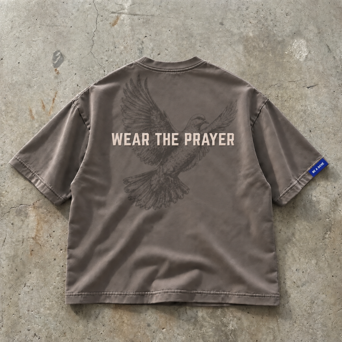 Higher Calling - Stone Boxy Tee