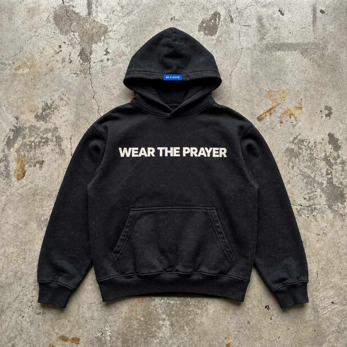 Wear The Prayer - Washed Black Hoodie