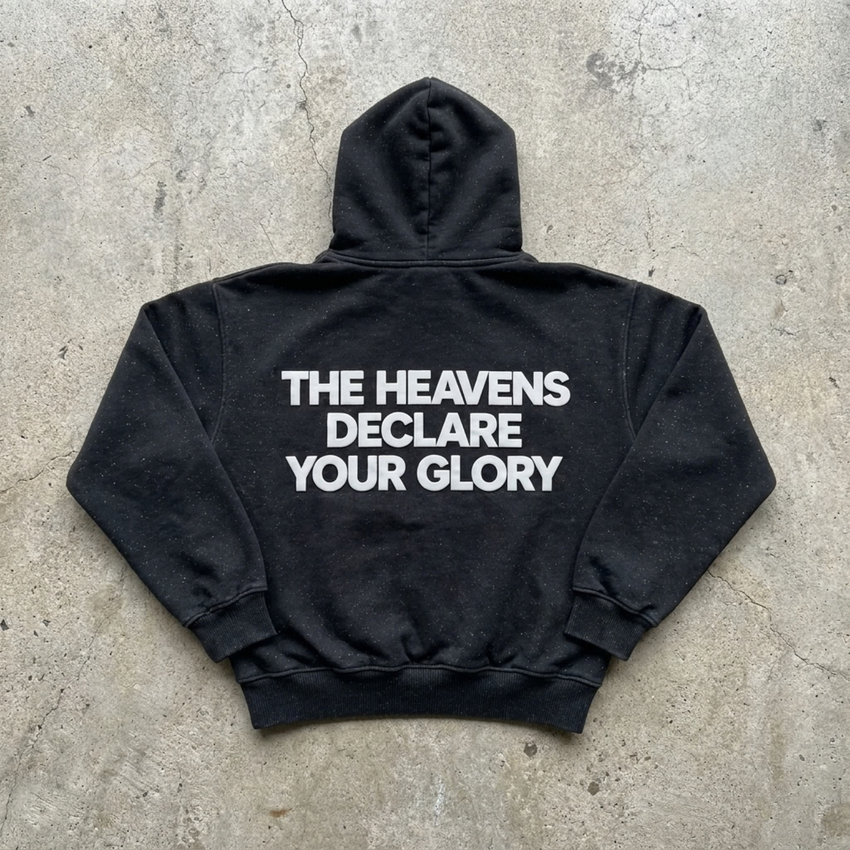 Wear The Prayer - Washed Black Hoodie