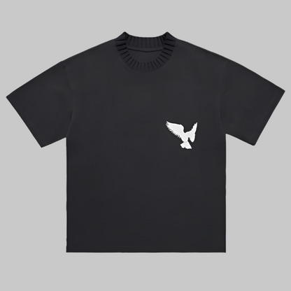 ORIGINAL DOVE | Knitted Neck Tee