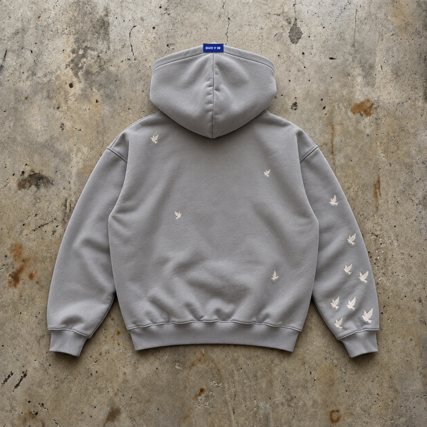 Be Still My Soul - Dove Grey Hoodie