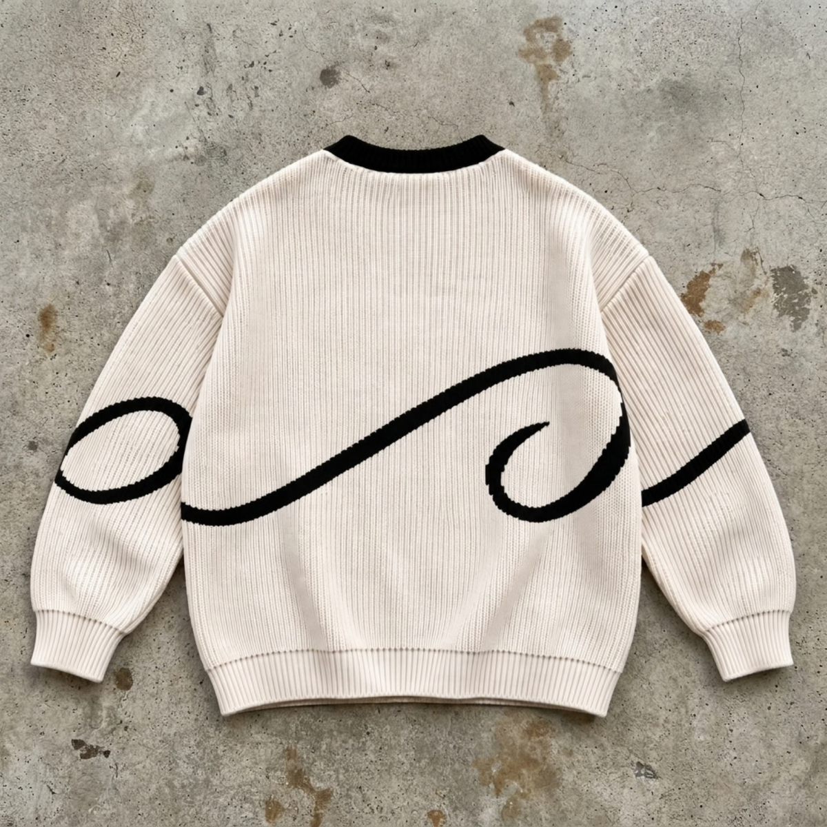 Amen - Cream Oversized Knit Sweater