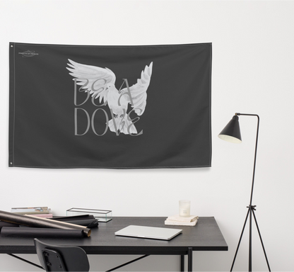 Be a Dove Graphic - Grey Flag