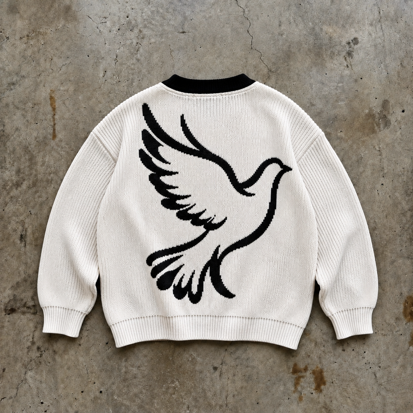 Si Dios Quiere - Off-White Knit Sweater