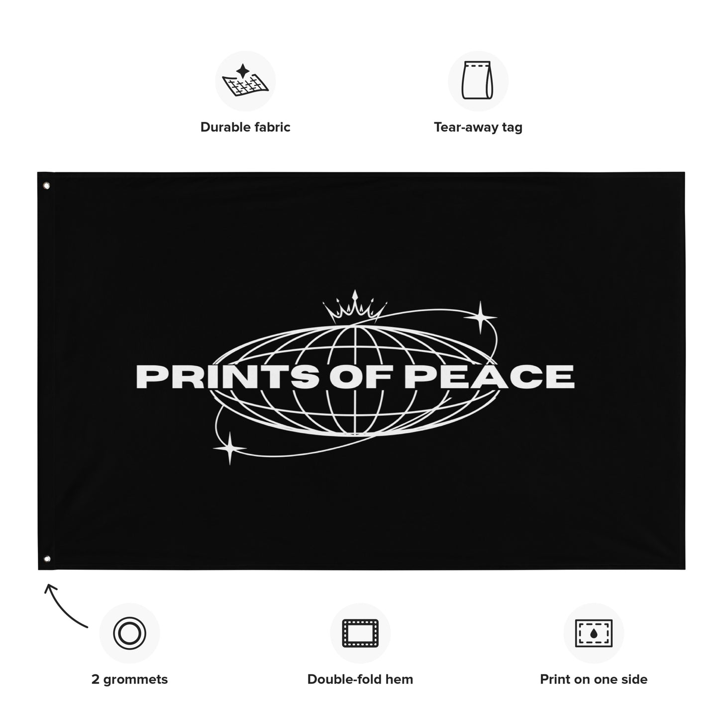 PRINTS OF PEACE - Black Flag