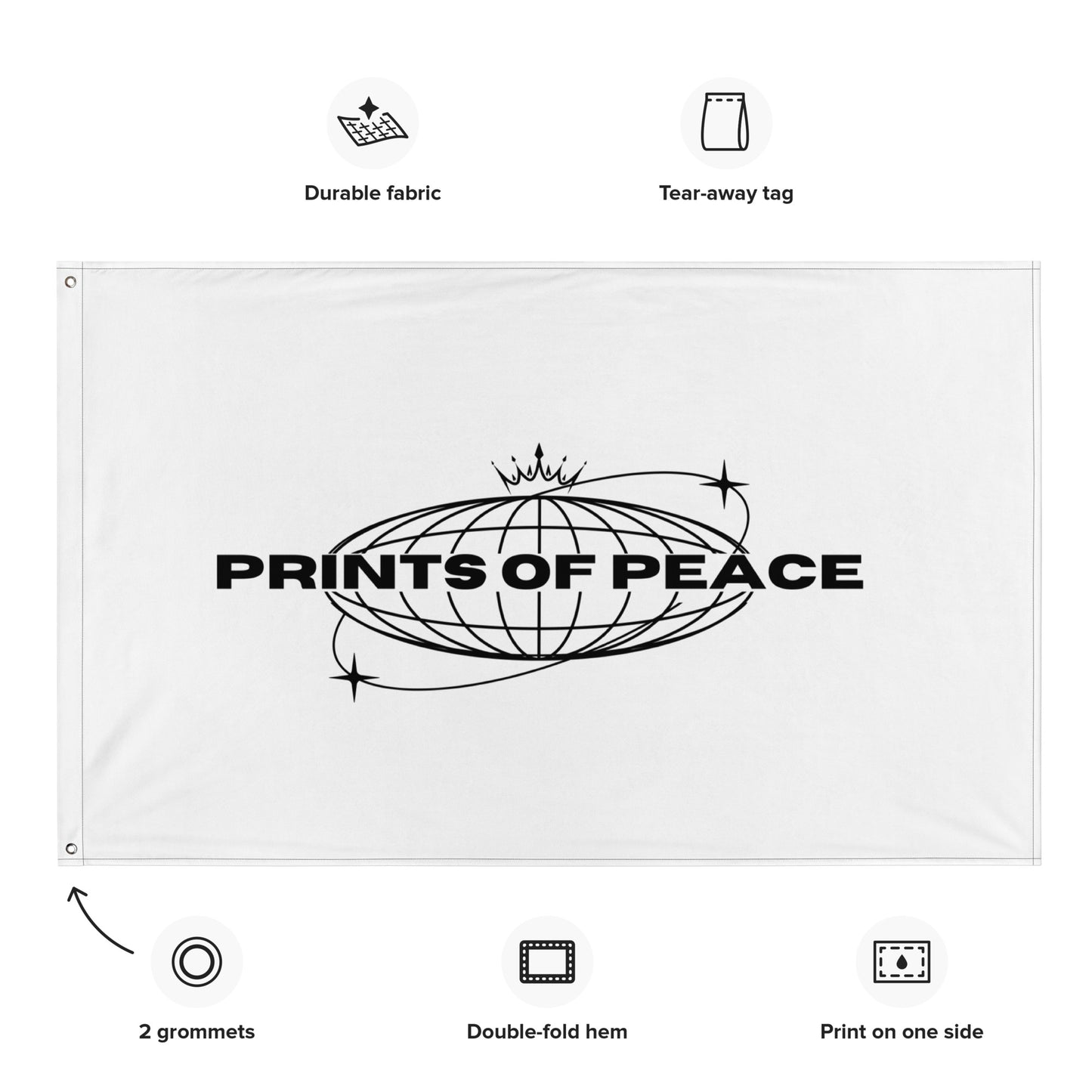 PRINTS OF PEACE - White Flag