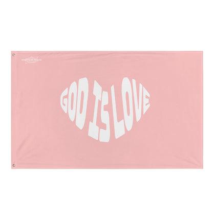 God is Love - Pink Flag