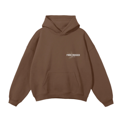 FREE INDEED | Brown Hoodie
