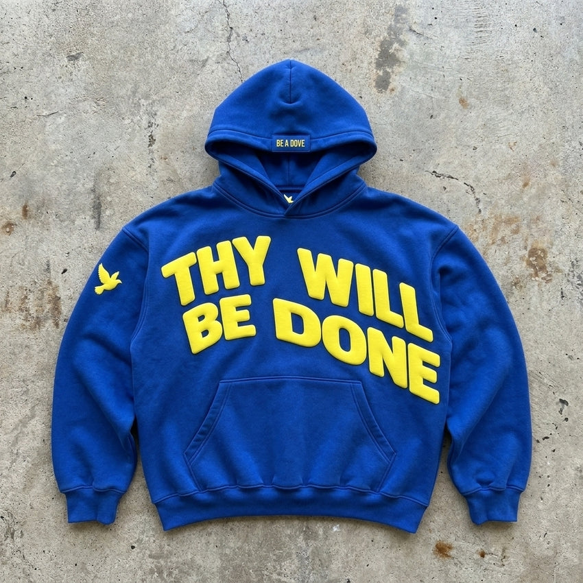 Thy Will Be Done - Cobalt Blue Hoodie