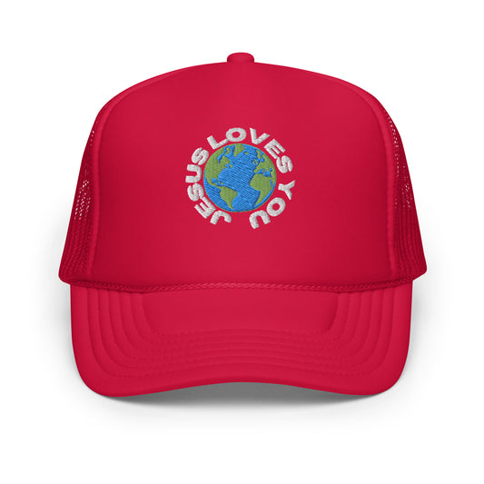 Jesus Loves You - Embroidered Trucker Hat