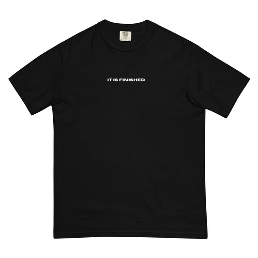 “It is Finished” Race Themed Autograph - Heavyweight Tee