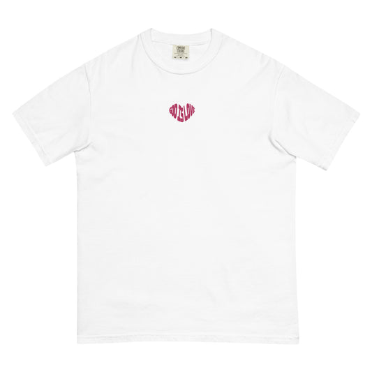 God is Love - Heavyweight Embroidered Tee